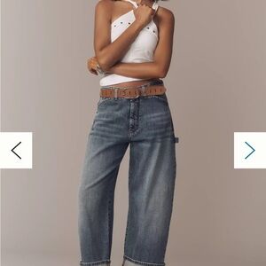 ANTHROPOLOGY Kayden Barrel Carpenter Jeans 27P